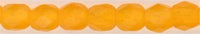 fp4-434 4mm Fire Polish  Matte Tangerine (50)