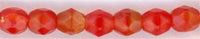 fp4-440 4mm Fire Polish  Opaque Fire Opal (50)