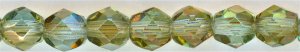 fp4-453 4mm Fire Polish  Aqua Celsian (50)