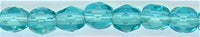 fp4-458 4 mm Fire Polish -Light Teal(100)