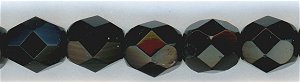 fp6-008 6 mm Fire Polish - Black (25)