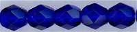 fp6-608 6 mm Fire Polish - Royal Blue (25)