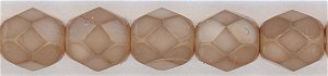 fp6-613 6 mm Fire Polish - Taupe Snake (50)