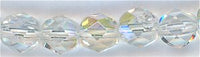 fp6-628 6 mm Fire Polish - Bright Crystal AB (50)