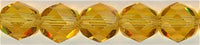 fp6-629 6 mm Fire Polish - Topaz Medium (25)