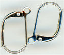 lew-02 Lever Back Earwire Silver