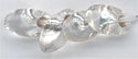 lma-0001 - 4x7mm Long Magatama - Silver Lined Crystal - (3 inch tube)