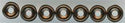 ob-020  Dark Bronze O Bead-5gm