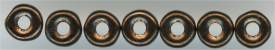 ob-020  Dark Bronze O Bead-5gm