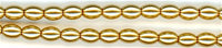 op-012 4x6mm Oval Pearl Gold (100)