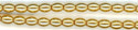 op-012 4x6mm Oval Pearl Gold (100)