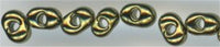 p-2002 - Metallic Olive  Peanut Bead