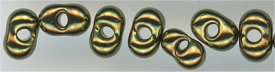 p-2003 - Metallic Bronze  Peanut Bead