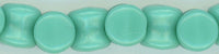pb-001 Opaque Green Turquoise 4/6mm Pellet Beads (30)