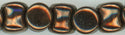 pb-005 Jet Dark Bronze 4/6mm Pellet Beads (30)