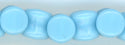 pb-007 Opaque Blue Turquoise 4/6mm Pellet Beads (30)