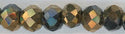 rn3-026-hc - 3 mm Crystal Rondel  Bronze Black 2-Tone  (strand)