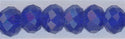 rn3-094 - 3 mm Crystal Rondel  Navy Blue  (strand)