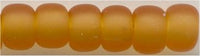 6-0133-f   Matte Transparent Topaz 6° Seed bead