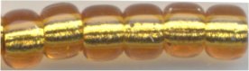 6-0133-s   Silver Lined Topaz 6° Seed bead