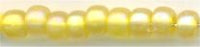 6-0136-fr  Matte Transparent Yellow AB 6° Seed bead