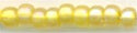 6-0136-fr  Matte Transparent Yellow AB 6° Seed bead