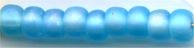 6-0148-fr  Matte Transparent Aqua AB 6° Seed bead