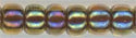 6-0357  Rootbeer Lined Light Topaz 6° Seed bead