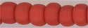 6-0408-f   Matte Opaque Red  6° Seed bead
