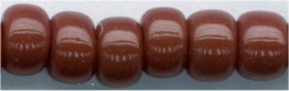 6-0409  Opaque Chocolate 6° Seed bead