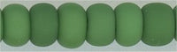 6-0411-f   Matte Opaque Green  6° Seed bead