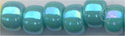 6-0412-r   Opaque Turquoise Green AB 6° Seed bead