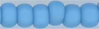 6-0413-f   Matte Opaque Turquoise Blue  6° Seed bead