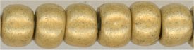 6-0557-f-p-f   Matte Gold Galvanized Permanent Finish  6° Seed bead