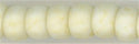 6-2021  Matte Opaque Cream 6° Seed bead