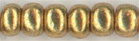 6-4203  Duracoat Galvanized Yellow Gold 6° Seed bead