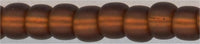 8-0005-f  Matte Silver Lined Dark Topaz  8° Seed bead