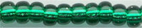 8-0017  Silver Lined Emerald  8° Seed bead