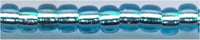 8-0018  Silver Lined Aqua  8° Seed bead