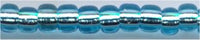 8-0018  Silver Lined Aqua  8° Seed bead