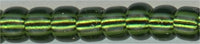 8-0026   Silver Lined Olive  8° Seed bead
