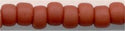 8-0046-lf-t   Matte Opaque Light Brown  8° Seed bead