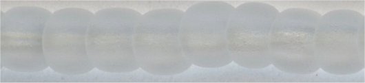 8-0131-f  Matte Crystal  8° Seed bead