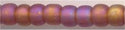 8-0133-fr   Matte Transparent Topaz AB  8° Seed bead