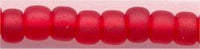 8-0140-f  Matte Red/Orange AB  8° Seed bead