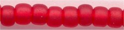 8-0140-f  Matte Red/Orange AB  8° Seed bead