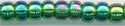 8-0179  Transparent Green AB  8° Seed bead