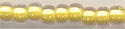8-0202  Color Lined Yellow  8° Seed bead