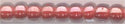 8-0214  Color Lined Burnt Orange  8° Seed bead