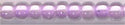 8-0222  Color Lined Light Purple  8° Seed bead